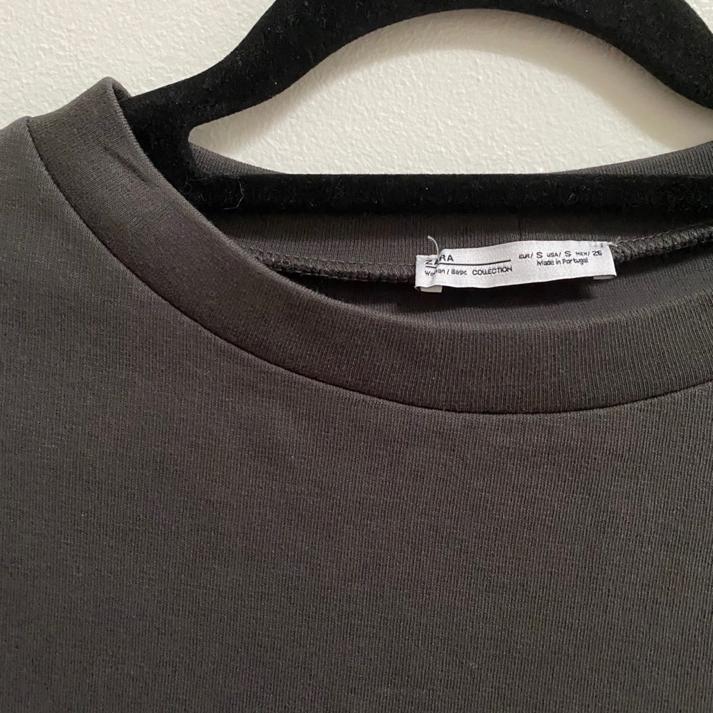 Zara Basic Long Sleeve Ruffle Dr… - Picture 2 of 5